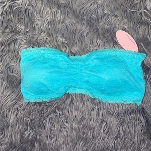 Anemone Turquoise Lace Bralette in S/M